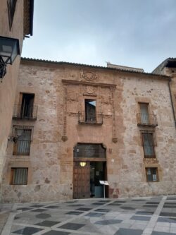 The Plateresque exterior of the sixteenth-century Maldonado Palace